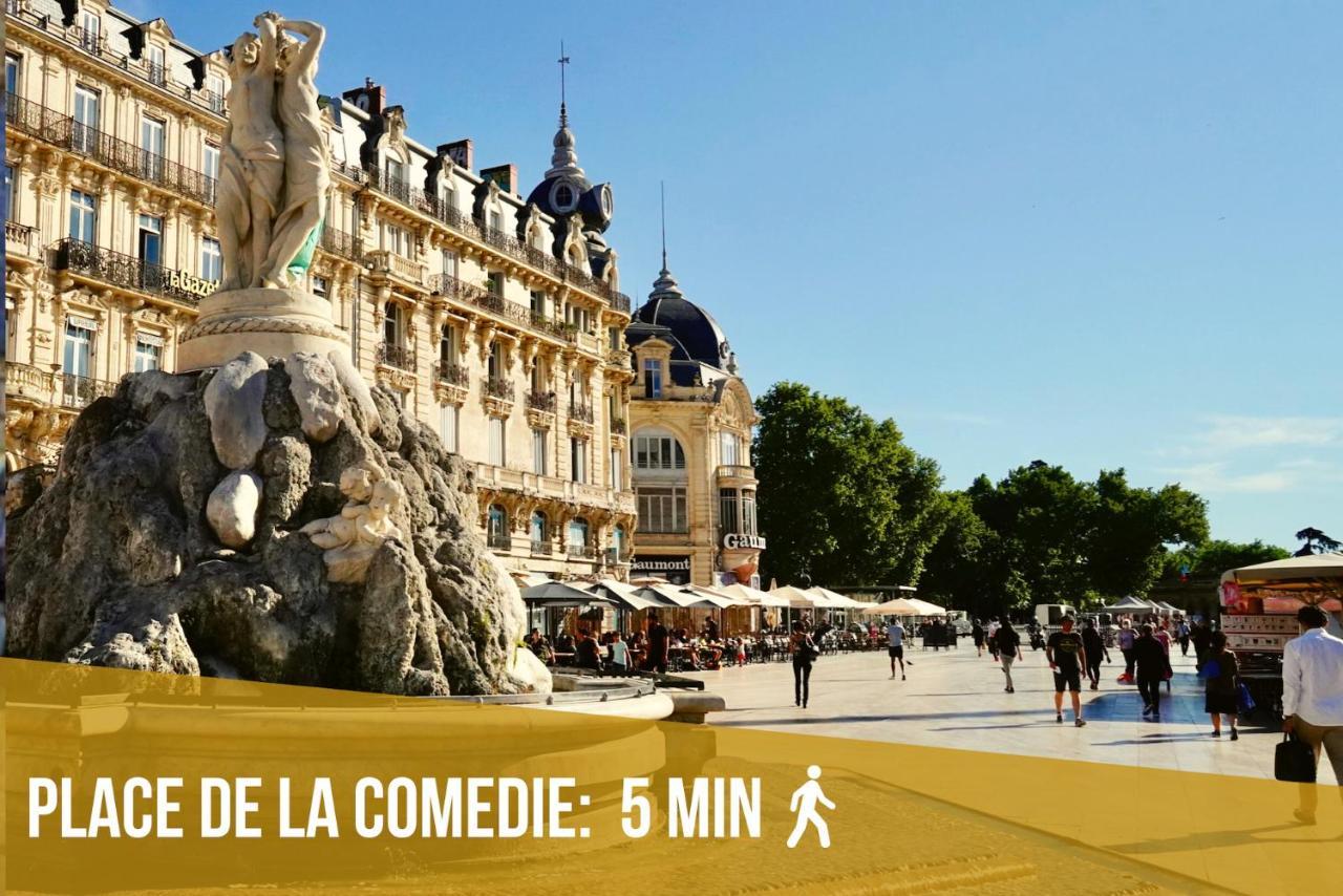Le Saint Roch-Centre-Free Parking-Clim Apartment Montpellier Exterior foto
