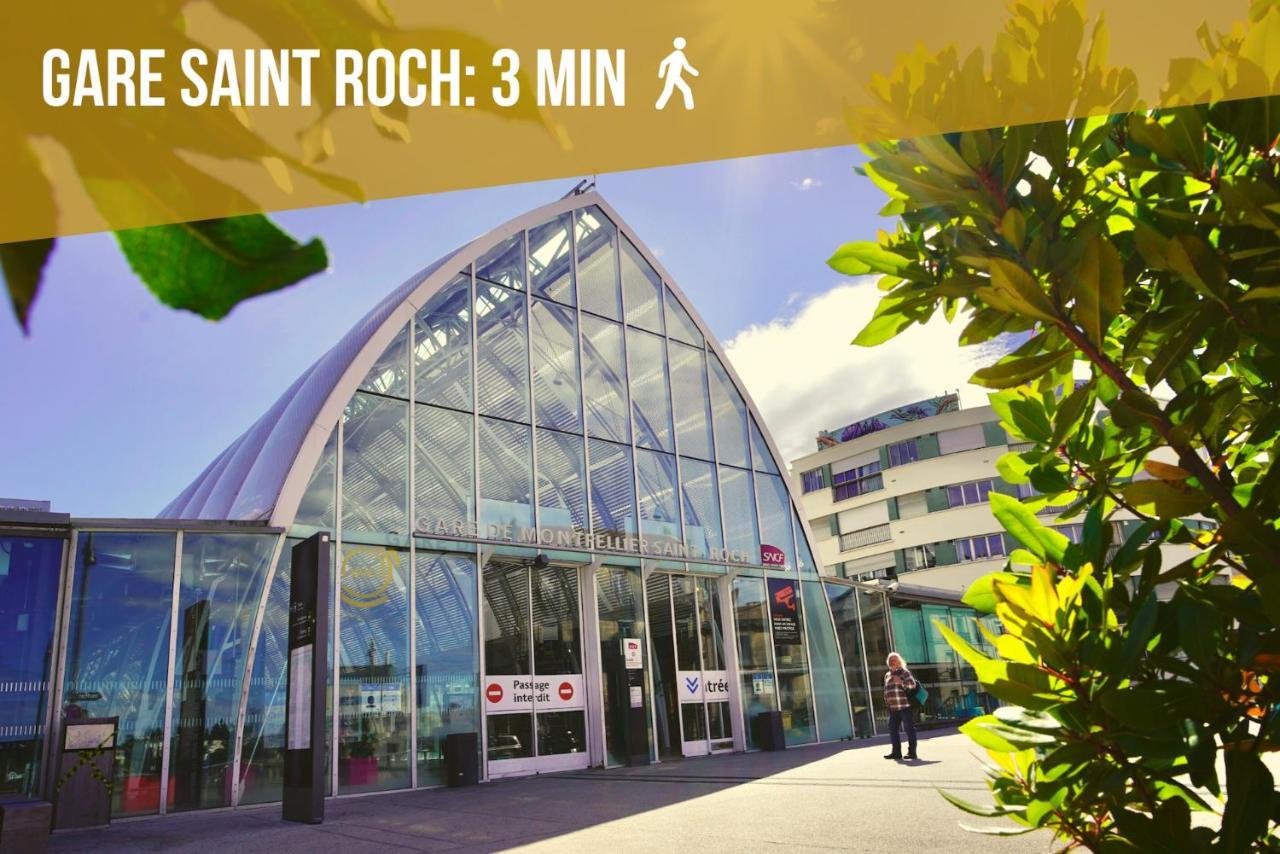 Le Saint Roch-Centre-Free Parking-Clim Apartment Montpellier Exterior foto